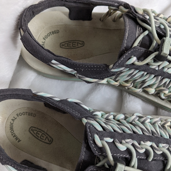 Keen Uneek Slice Woven Slingback Hiking Outdoor Sandals - Picture 3 of 14